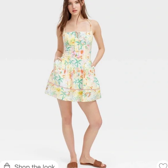 Roller Rabbit X Target Vacation Drop Waist Women’s Dress XL NWT - Picture 2 of 7